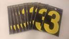 845310 Hill Man Reflective Neon Yellow On Black Number