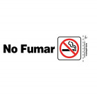 848813 Hillman No Fumar Spanish Self Adhesive Sign White 696579576529