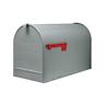 848976 Post Mount Mailbox Gray Extra Large Galvanized Steel 7031108848976