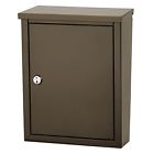 8504zp Architectural Mailboxes Galvanized Steel Lockable Small Mailbox Surface 832794003048