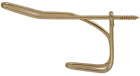 852893 The Hillman Group Wire Coat Hat Brass Finish 008236990652
