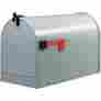 St200000 85483 Solar Group Jumbo Size Steel Rural Mailbox Gray New 761591185483