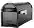 8760b-10 Architectural Mailboxes New Mailbox Mail Box Wall Mount Black Postal Post Letter Cast Steel Heavy Duty 092776204645
