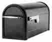 8950 Architectural Mailboxes Mailbox Black Powder Coat Postal Std Size Heavy Duty New For Post