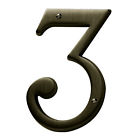 90673 3 House Baldwin Solid Number Residential Brass