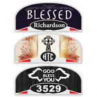 91589 Cit Group Religious Personalized Mailbox Plaque With Removable Decoration