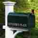 999197 Bristol Mailbox Green Lazy Hill Farm Mail Box Post Not Included