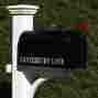 999198 Bristol Mailbox Black Lazy Hill Farm Mail Box Post Not Included