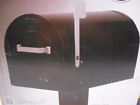 Abh072l Mailbox Black Locking Post-mount Gibraltar Wyngate