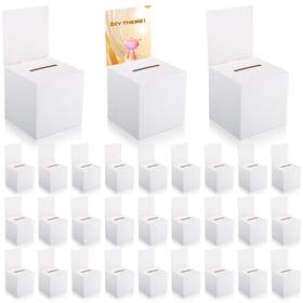 Aburrori 768523263387 12 Pcs Raffle Boxes Bulk Ballot Box Suggestion Donation For Fundraising R