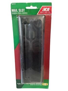 5367115 Ace Oil Rubbed Bronze Solid Brass Mail Slot 1.5 Inch X 7 Door Hardware