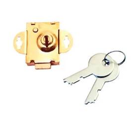 5060445 Ace Trading Brass Plated Steel Counter-clockwise Mailbox Lock