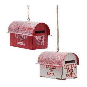 Mr-91142ds Actifo Frosted Metal Mailbox Oranment Set Of 4
