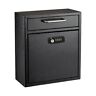 Adi631-05-blk-kc Adiroffice Medium Wall Mountable Mailbox With Key 810012672283