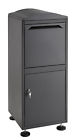 Adi631-09-blk Adiroffice Secured Parcel Steel Horizontal Drop Box 819598026619