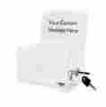 Adir Acrylic Donation Ballot Box With Lock 6.25 X 4.5 4 Clear Sale 0815236011481