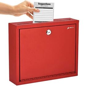 Adir Office Multi Purpose Mailbox Drop Box Suggestion Wall Mountable 3inch X