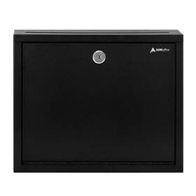 Adiroffice 313039973956 Large Size Black Steel Multi-purpose Secure Drop Box Mailbox