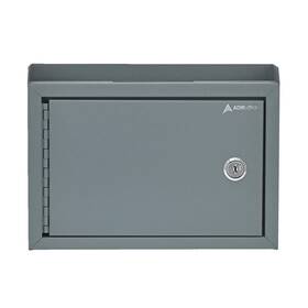 Adiroffice 445031258250 Medium Size Grey Steel Multi-purpose Suggestion Drop Box Mailbox