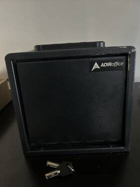 671-100-blk Adiroffice Pistol Safe Quick Access Gun