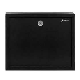 Adiroffice 810071539619 Large Size Black Steel Multi-purpose Secure Drop Box Mailbox