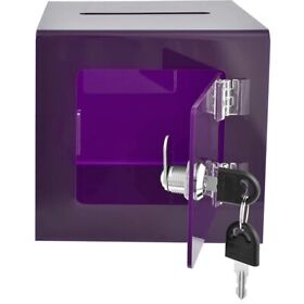 Adiroffice Acrylic Suggestion Box With Easy Open Rear Door 2 Pack