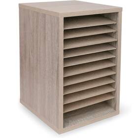 Adi500-11 Adiroffice Classroom Mailbox - 11 Compartment Wooden Mail Organizer