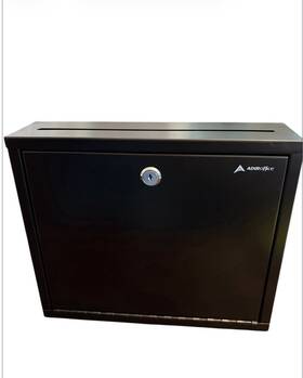 Adi631-03-blk Adiroffice Large Steel Multi-purpose Secure Drop Box Item #adi631-03-blk