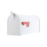 Adm11w01 Gibraltar Admiral Post Mounted Mailbox Aluminum 046462010485