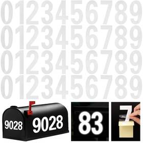 Ai63256 Aiqinhu Reflective Mailbox Number For Outside 4 Inch Sets Vinyl Waterproof