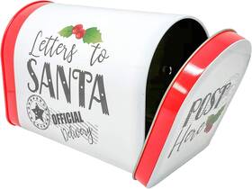 Alef 769526170177 Christmas/holiday Letters To Santa Decorative Tin Mailbox 6 Inch X 3.5 4.5