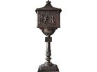 Aluminum-mail-box-0491 Aluminum Mail Box Heavy Duty Cast Vertical Pedestal 603305831500
