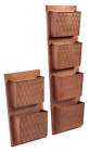 Alw4cross01 Linon 4-slot Wall Mailbox
