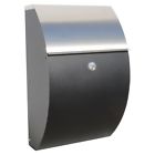 Alx-7000-rs Qualarc Allux Series Wall Or Post Mount Stainless Steel Mailbox