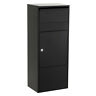 Alx-800-lg-bk Qualarc Allux Steel Parcel Locker 850001174374