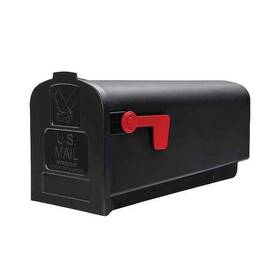 Am 445034095036 Post Mount Mailbox Parsons White Durable Postal Mail Plastic No Rust Medium Usa