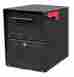 Am25086 Architectural Mailboxes Locking Mailbox Post Mounted Security Large Heavy Duty Secure Lock Steel 690443925086