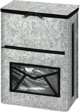 Annmore 445028498447 Mail Slot Catcher Bag Indoor Felt Made High Capacity Co