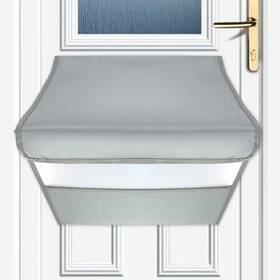 Mailyk1 Annmore Mail Slot Catcher For Door Grey Bag Indoor Co