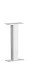 5106w Architectural Surface Mailboxes Post Mount Standard White Oasis