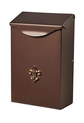 Architectural Mailboxes 046462011178 City Classic 6.3-in X 9.8-in Metal Venetian Bronze Wall Mount Mailbox