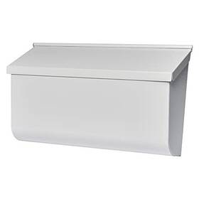 Architectural Mailboxes 046462011628 Woodlands Medium Capacity Galvanized Steel Wall Mount Mailbox White