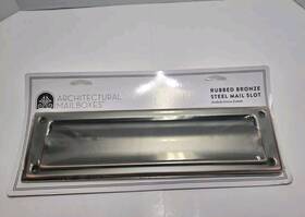 Ms00rcam Architectural Mailboxes 046462011758 Gibraltar Mail Slot Steel Rubbed Bronze