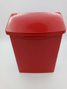 2681 Architectural Mailboxes Metal Red Wall Mounted Mailbox