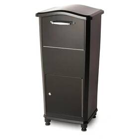 Architectural Mailboxes 313057279252 Elephantrunk Black Extra Large Aluminum Locking Parcel Drop