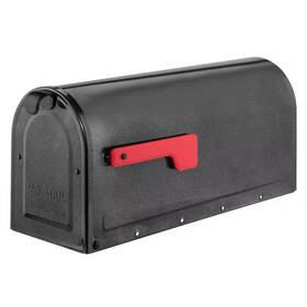 Architectural Mailboxes 445006536550 Mb1 Pewter Medium Steel Post Mount Mailbox