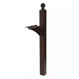 Architectural Mailboxes 445019753791 Landover Aluminum Crossarm Mailbox Post Bronze