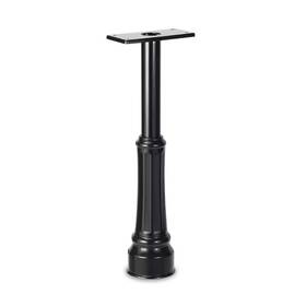 Architectural Mailboxes 445031653659 Basic In-ground Post With Decorative Cover In Black