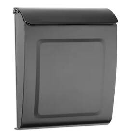 Architectural Mailboxes 445041625684 Aspen Graphite Small Steel Locking Wall Mount Mailbox