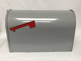 50996 Architectural Mailboxes Gibraltar Stanley Classic Galvanized Steel Post Mount Mailbox